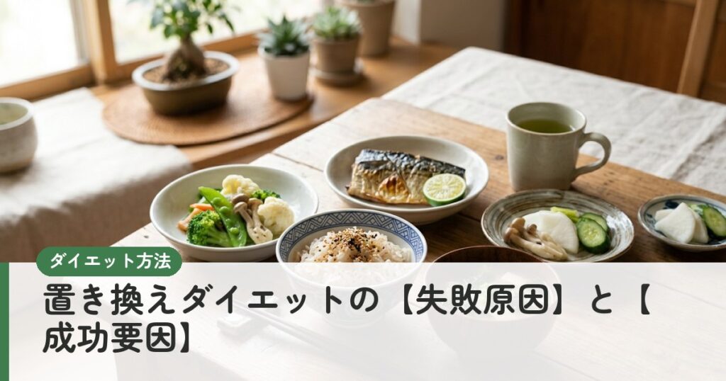 置き換えダイエットの【失敗原因】と【成功要因】